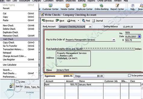 How to void a check in quickbooks desktop. Gallery Void Check