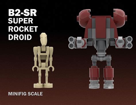 Lego Moc B2 Super Rocket Droid By Kennomonkey Rebrickable Build