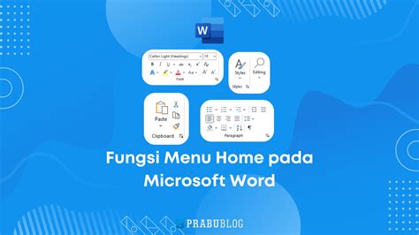 Penting Fungsi Menu Home Pada Microsoft Word Yang Wajib Diketahui
