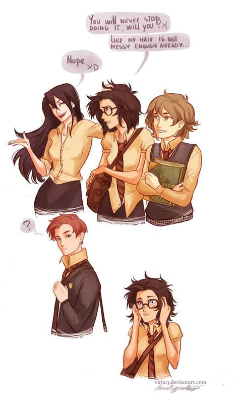 Gender Bending Harry Potter Comics Harry Potter Fan Art Harry Potter Art