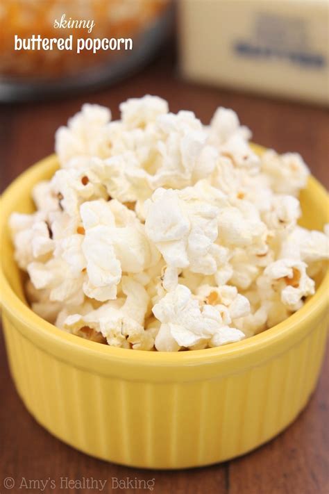 Skinny Buttered Popcorn Amys Healthy Baking