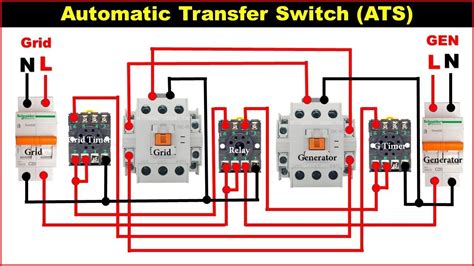 Automatic Transfer Switch Schematic Diagram