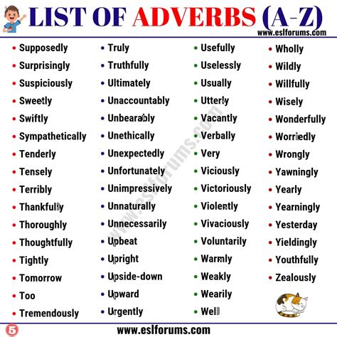 If the adverb is placed before or after the main verb, it modifies only that verb. List of Adverbs: 300+ Adverb Examples from A-Z in English ...