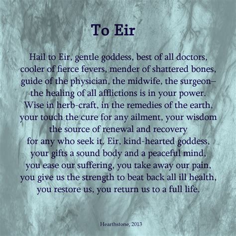A Prayer To Eir Norse Goddess Of Healing Norse Goddess Norse Pagan