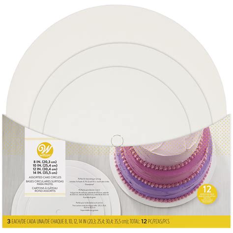 Wilton White Assorted Round Cake Boards Walmart Canada