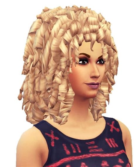 Birksches Sims Blog Mashas Long Curls Hair Sims 4 Hairs Curled