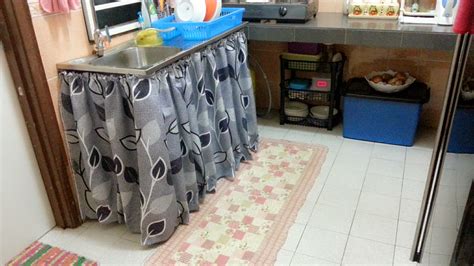 Di bawah ini kami persembahkan koleksi gambar deko dapur tanpa kabinet terbaru: SuJer....: Pasang Langsir Bawah Sinki:- Selesai Satu Masalah..