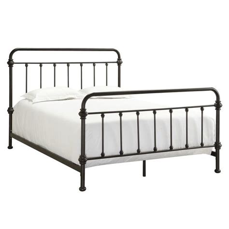 Giselle Antique Dark Bronze Iron Metal Bed By Inspire Q Classic
