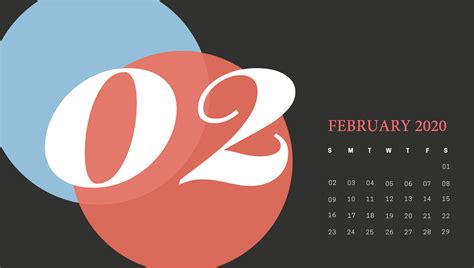 Cute February 2020 Calendar Design | Calendar printables, Calendar wallpaper, Monthly calendar ...