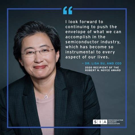 Amd Ceo Dr Lisa Su To Receive Semiconductor Industrys Top Honor