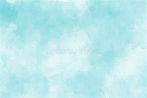 Mint Abstract Watercolor Texture Background Stock Vector Illustration