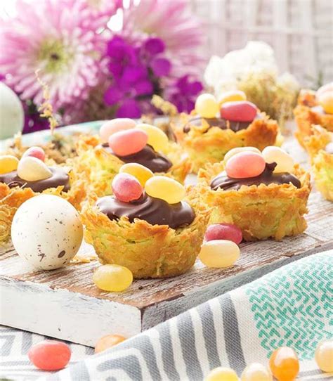 Carrot cake might be my . Gluten Free Easter Egg Nests | Recipe | Gluten free ...