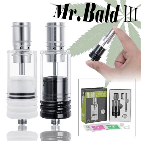 Mr Bald T Atomizer 510 Threaded For Wax Dry Herb CBD Kit 4 In 1