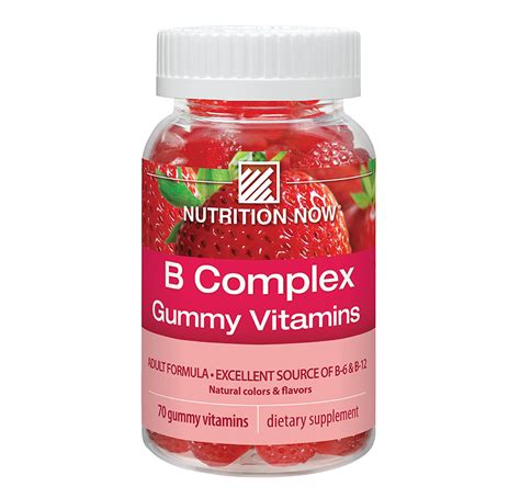 B Complex 70 Adult Gummy Vitamins Nutrition Now Biovea