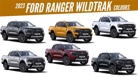 2023 Ford Ranger Wildtrak Pickup All Color Options Images Autobics