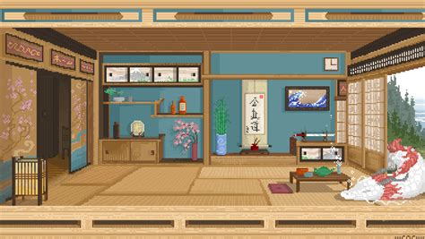 Japanese Room Pixelart