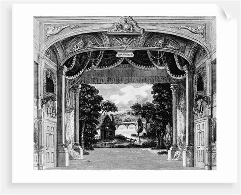 Illustration Of Proscenium Arch Posters And Prints By Corbis
