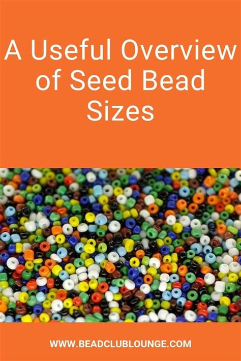 Confused About Seed Bead Sizes Well Heres A Handy Guide Explaining