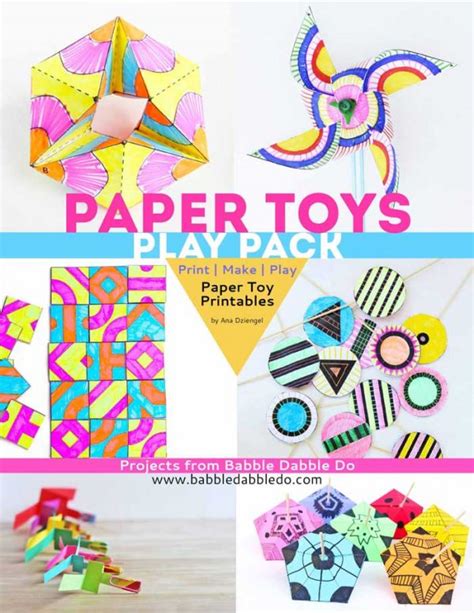 Some of the technologies we use are necessary for critical functions like security and site integrity, account authentication, security and privacy preferences, internal site usage and maintenance data, and to make the site work correctly for browsing and transactions. Paper Toys Play Pack - Babble Dabble Do
