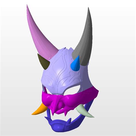 3d file of xiao mask etsy