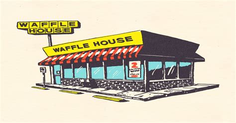 Waffle House Illustration