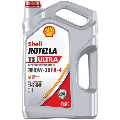 Shell Rotella T5 Ultra 10w 30 Synthetic Blend Diesel Engine Oil1