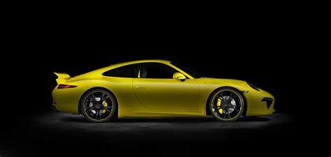 2012 Yellow Porsche 911 By Techart Wallpapers