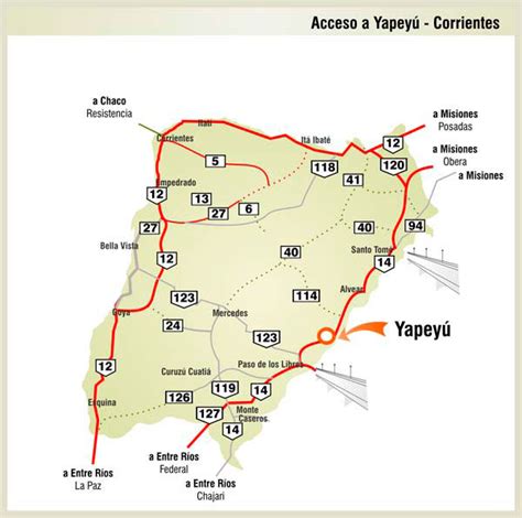 Cómo Llegar A Yapeyú Corrientes Turismo Rutas Y Accesos