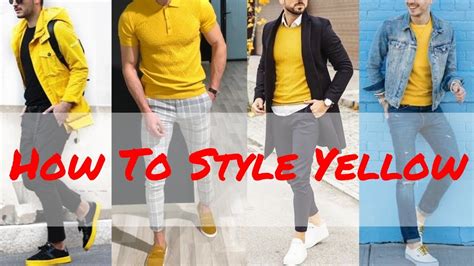 How To Style Yellow Yellow Outfit Ideas For Men By Look Stylish