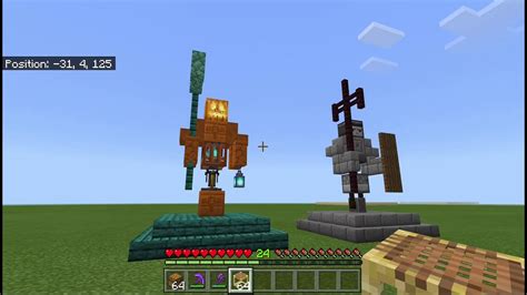 How To Build Simple Minecraft Statues Youtube