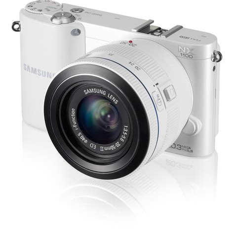Samsung Nx1100 Mirrorless Digital Camera Ev Nx1100bfwus Bandh