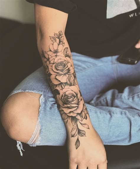 Roses Tattoo Forearm Tattoo Women Tattoos Forearm Flower Tattoo