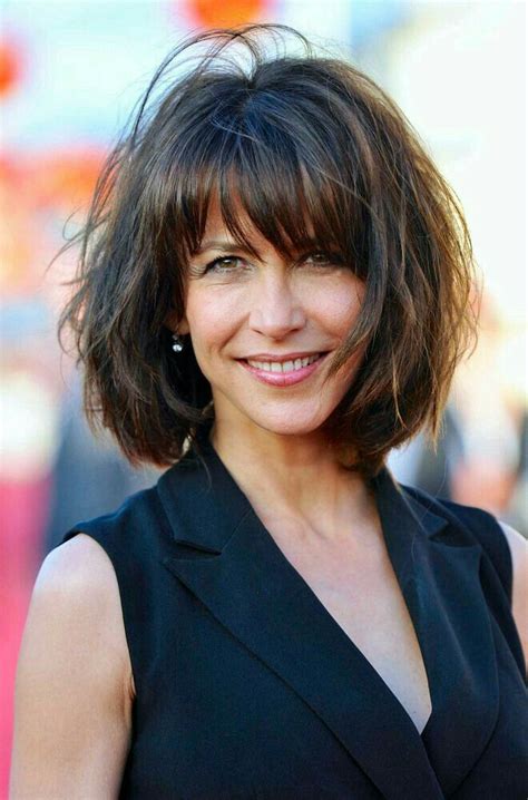 Sophie Marceau 2017 Thick Hair Styles Bob Hairstyles With Bangs