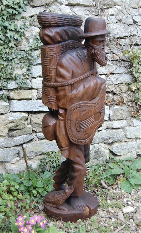 Antiques Atlas - Large Carved Folk Art Figure