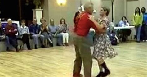 Elderly Couple Performs Silly Swing Dance And Leaves Their Audience