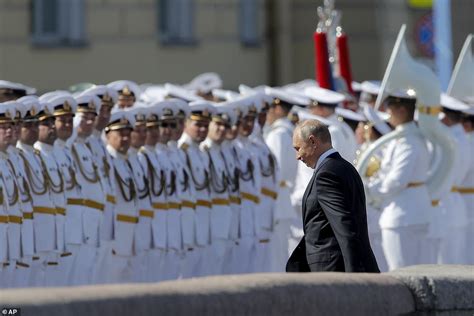 Russia Flexes Growing Power Of Its Navy With Huge Parade Involving