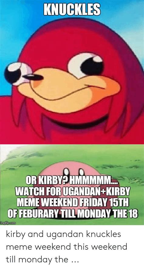 Who Created Kirby Meme