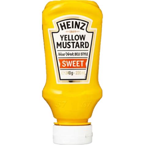 Holdbart Heinz Yellow Mustard Sweet 240 G