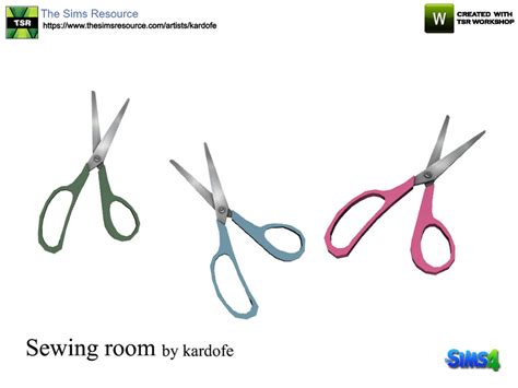 The Sims Resource Kardofesewing Roomscissors