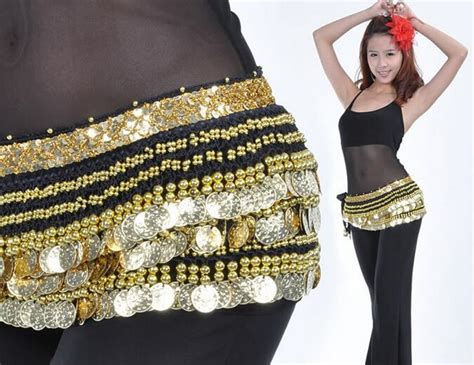 Indiaarab Dancer Skirt Women Sexy Belly Dance Hip Scarf Wrap Belt