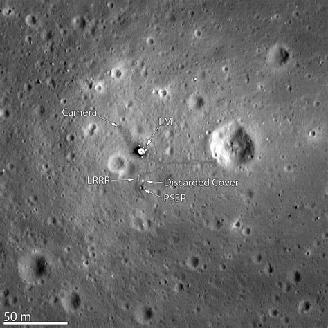 Houston Tranquility Base Here Lunar Reconnaissance Orbiter Camera