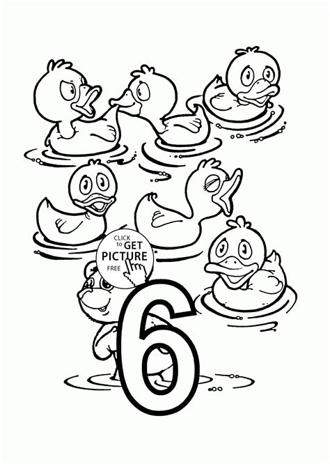 Search through 52169 colorings, dot to dots, tutorials and silhouettes. Number 6 coloring pages for preschoolers, counting numbers ...