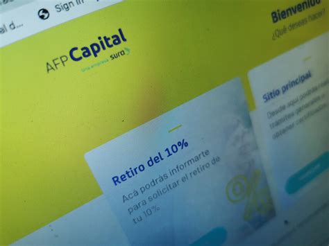 Las personas que deseen retirar su dinero deberán llenar el formulario. Segundo retiro del 10%: AFP Capital anuncia que primer ...