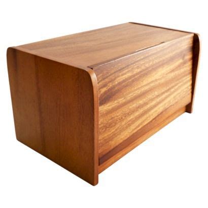 The style and design of this wood bread. Wood Bread Box Target