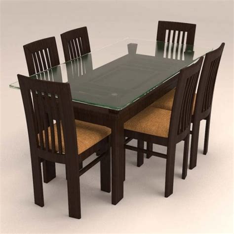 Restaurant tables | tops, benches, bars & bases. ADELLA DINING SET | Betterhomeindia | Six seater Dining Set Ahmedabad | Indian Wooden Dining Set ...
