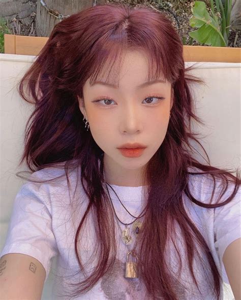 Asian Hair Dye Korean Hair Color Red Hair Inspiration Red Hair Inspo