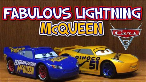 Cars 3 Fabulous Lightning Mcqueen Diecast Toy Review 95 Dinoco Cruz