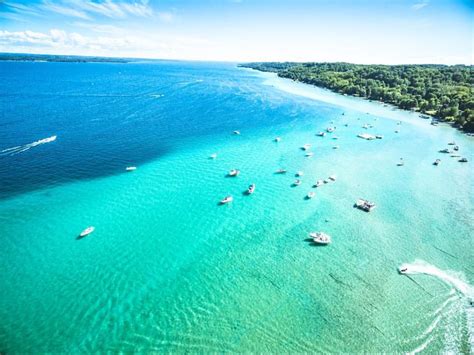 This Lake In Michigan Seriously Looks Like The Caribbean Sea Michigan