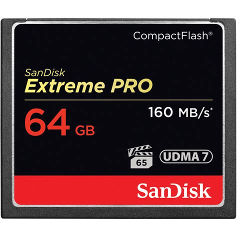 Sandisk 64gb Extreme Pro Compactflash Memory Sdcfxps 064g A46