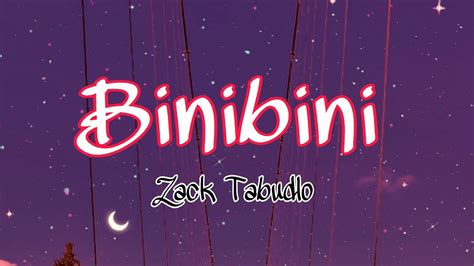 Binibini Zack Tabudlo Official Music Video Isayaw Mo Ako Sa Gitna Ng